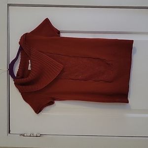 Cato, Large, Orange, Short Sleeve Sweater